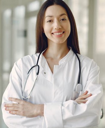 smiling doctor with stethoscope